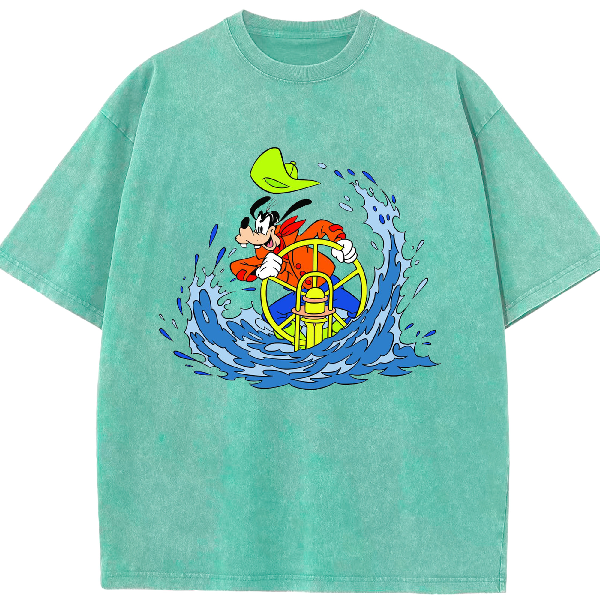 （画像用） ミッキーマウス Mickey Mouse 綿100% ヴィンテージ風 半袖Tシャツ（フロントプリント）